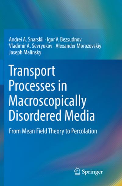 Transport Processes in Macroscopically Disordered Media