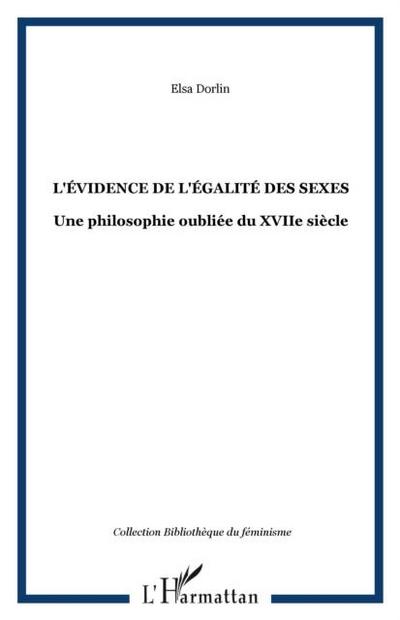 L’EVIDENCE DE L’EGALITE DES SEXES