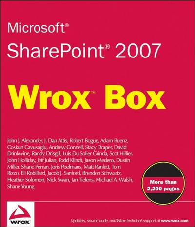 Microsoft SharePoint 2007 Wrox Box, 4 Vols.
