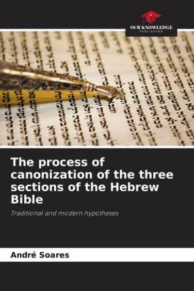 The process of canonization of the three sections of the Hebrew Bible