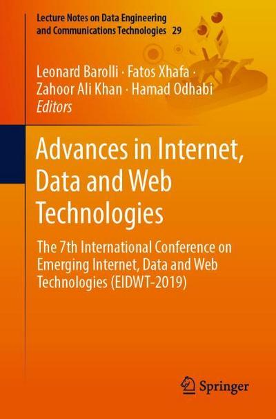 Advances in Internet, Data and Web Technologies