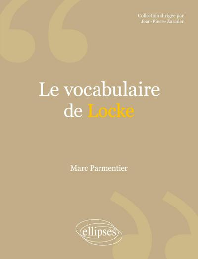 Le vocabulaire de Locke