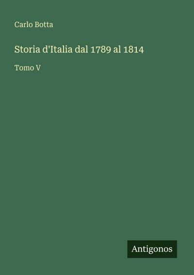 Storia d’Italia dal 1789 al 1814