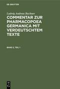 Ludwig Andreas Buchner: Commentar zur Pharmacopoea