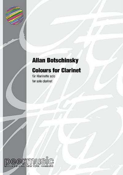 Coloursfor solo clarinet