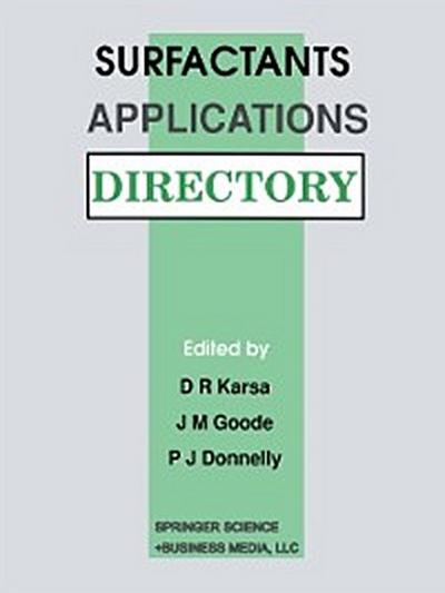 Surfactants Applications Directory