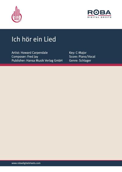 Ich hör ein Lied