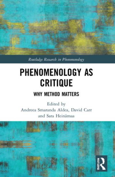 Phenomenology as Critique