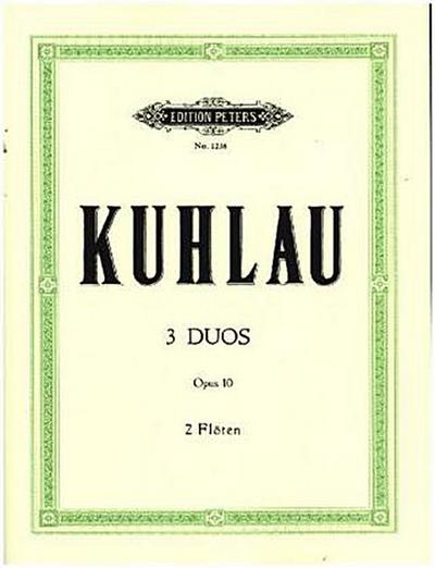 3 Duos for 2 Flutes Op. 10