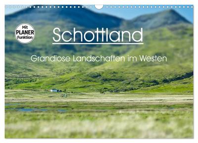 Schottland - grandiose Landschaften im Westen (Wandkalender 2026 DIN A3 quer), CALVENDO Monatskalender