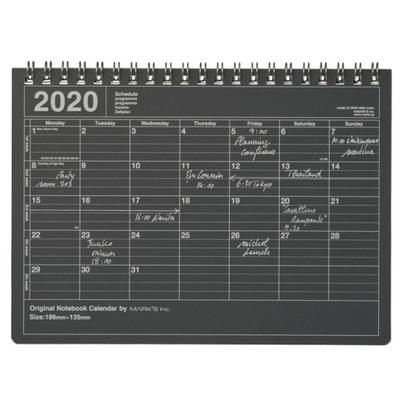 MARK’S 2020 Tischkalender S // Black