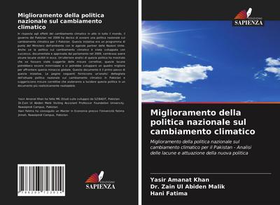 Miglioramento della politica nazionale sul cambiamento climatico