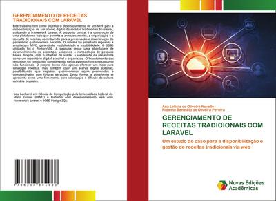 GERENCIAMENTO DE RECEITAS TRADICIONAIS COM LARAVEL