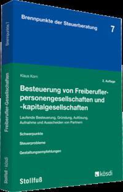 Besteuerung von Freiberuflerpersonengesellschaften und -kapitalgesellschaften