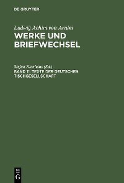 Texte der deutschen Tischgesellschaft