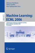 Machine Learning: ECML 2006