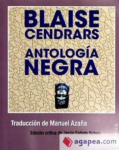 Cendrars, B: Antología negra