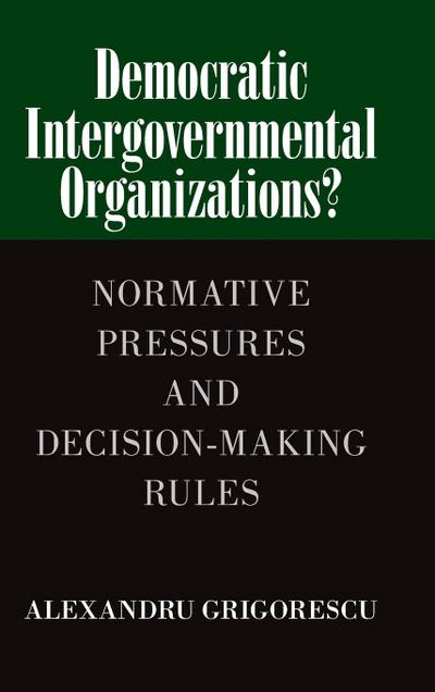 Democratic Intergovernmental Organizations?