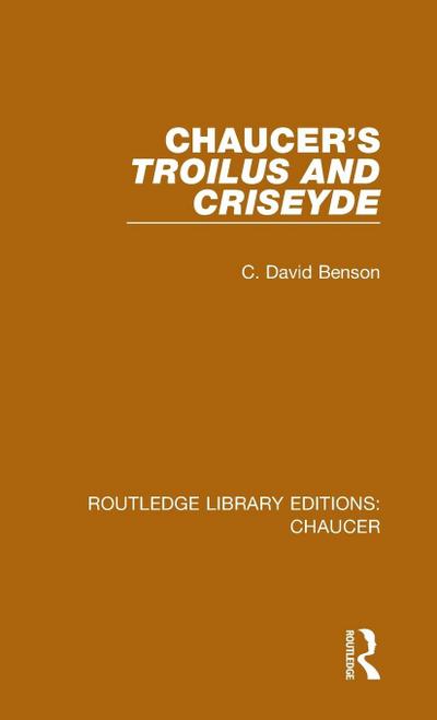 Chaucer’s Troilus and Criseyde