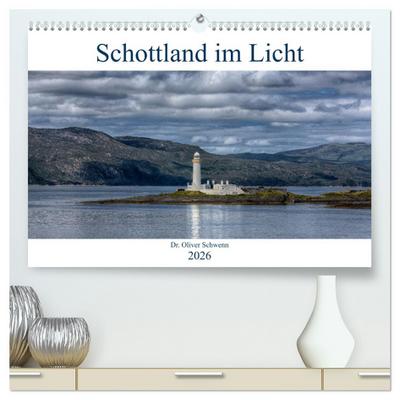 Schottland im Licht (hochwertiger Premium Wandkalender 2026 DIN A2 quer), Kunstdruck in Hochglanz