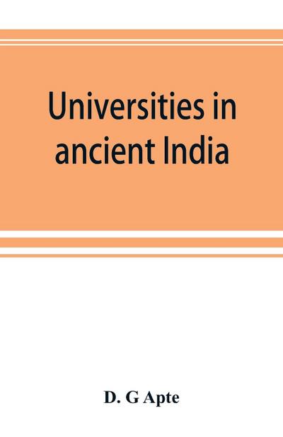 Universities in ancient India