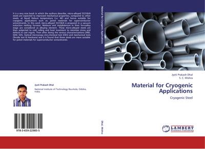 Material for Cryogenic Applications - Jyoti Prakash Dhal