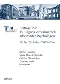 Beiträge zur 49. Tagung experimentell arbeitender 