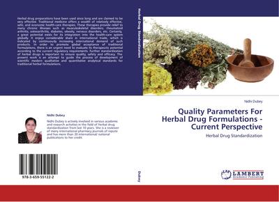 Quality Parameters For Herbal Drug Formulations -Current Perspective