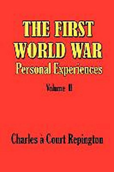 The First World War Vol 2