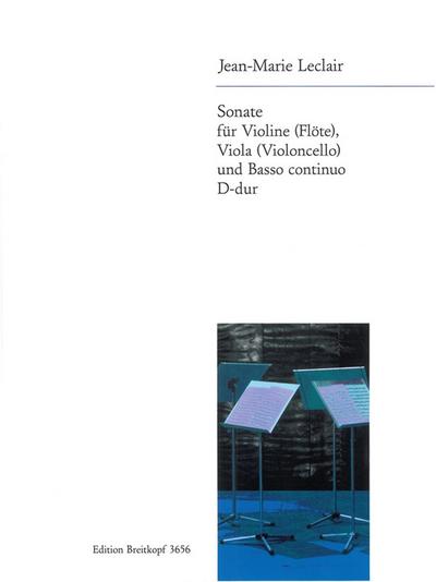 Sonate D-Durfür Violine (Flöte), Viola (Violoncello) und Bc