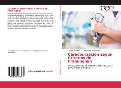 Caracterización según Criterios de Framinghan