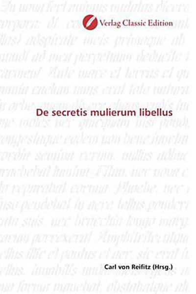 De secretis mulierum libellus
