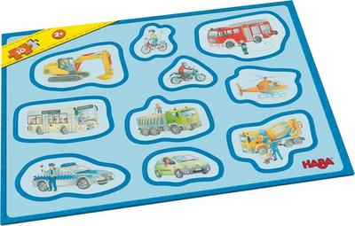HABA 302840 Meine ersten Rahmenpuzzles  Fahrzeuge