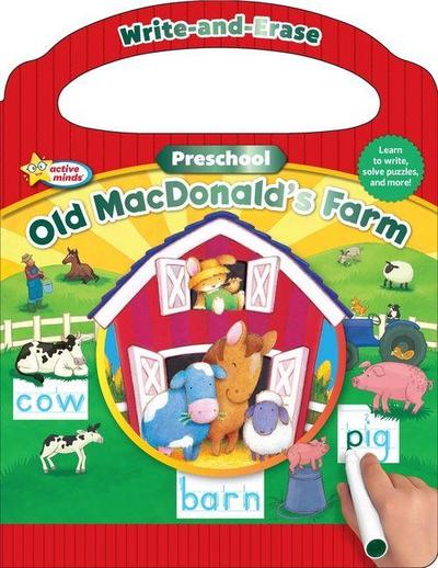 Active Minds Write-And-Erase Preschool Old Macdonald’s Farm