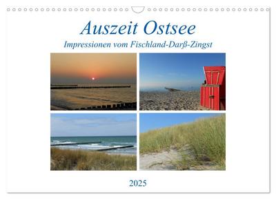 Auszeit Ostsee (Wandkalender 2025 DIN A3 quer), CALVENDO Monatskalender