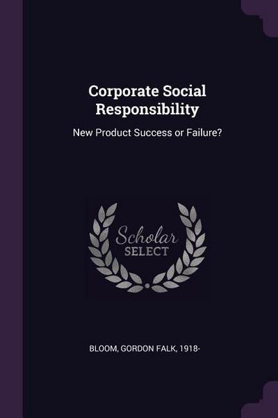 Corporate Social Responsibility