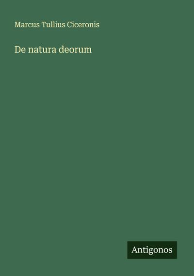 De natura deorum