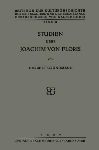 Studien über Joachim von Floris