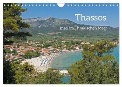 Thassos - Insel im Thrakischen Meer (Wandkalender 2026 DIN A4 quer), CALVENDO Monatskalender
