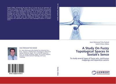 A Study On Fuzzy Topological Spaces In Sostak’s Sence