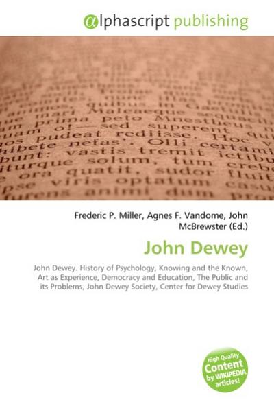 John Dewey - Frederic P. Miller