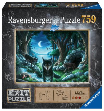 Ravensburger Puzzle 15028 - Wolfsgeschichten 759 Teile Exit Puzzle - Premium Qualität für EXIT- begeisterte ab 12 Jahren