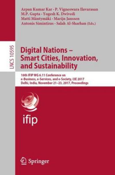 Digital Nations ¿ Smart Cities, Innovation, and Sustainability