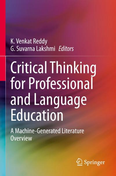 Critical Thinking for Professional and Language Education