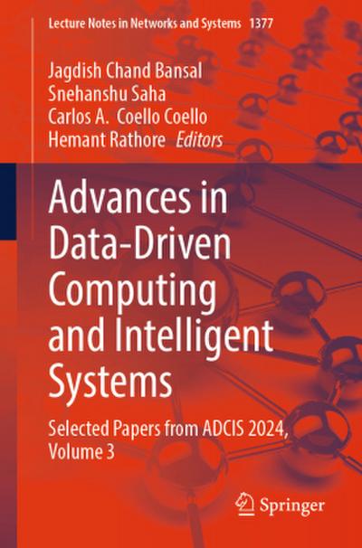 Advances in Data-Driven Computing and Intelligent Systems