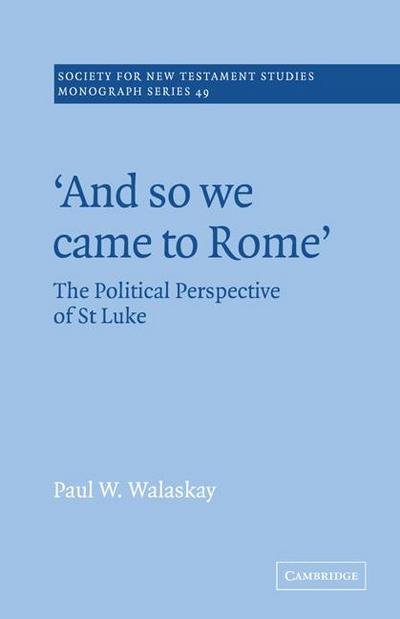 ’And So We Came to Rome ’