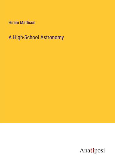 A High-School Astronomy