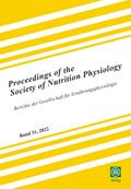 Proceedings of the Society of Nutrition Physiology Band 31