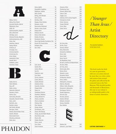 The Younger than Jesus Artist Directory