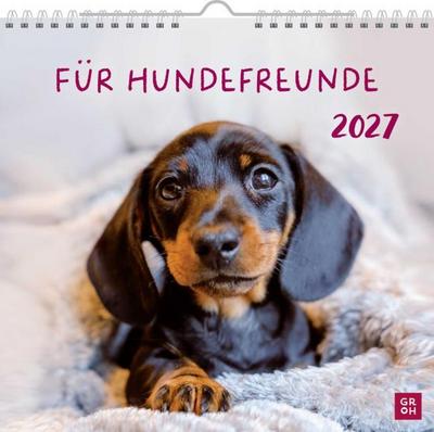 Wandkalender 2027: Für Hundefreunde